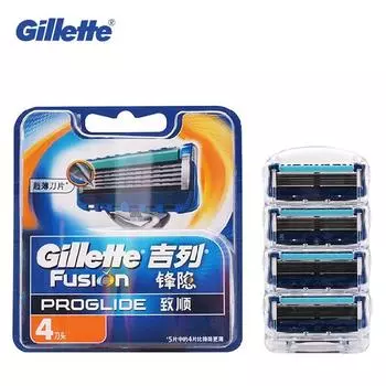 Бритвенные лезвия Gillette Fusion Proglide Flexball для мужчин, 4 лезвия
