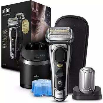 Бритвенный набор BRAUN Series 9 PRO+, 5793, хром