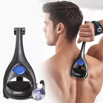 Бритвы для спины для мужчин: Бритва своими руками, безопасная технология и эргономичная ручка, влажное и сухое бритье One Size