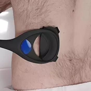 Бритвы для спины для мужчин. Мужская бритва для самостоятельного удаления волос на спине с технологией безопасных лезвий. чёрный