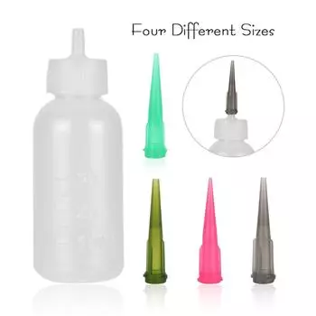 (Бризанд) Временные бутылки аппликатора набора татуировки для сливк татуировки с ртом 4 игл One Size белый