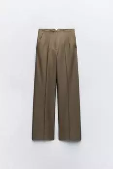 БРЮКИ ПРЯМОГО КРЮКА С ВЫСОКОЙ ПОСАДКОЙ