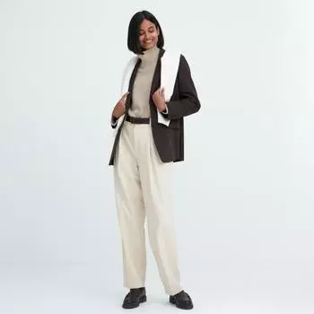 БРЮКИ UNIQLO JAPAN HEATTECH TACK TAPERED, длинная длина