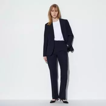 Uniqlo Япония эластичные брюки 09 BLACK/XS