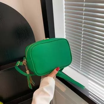 Broadband retro texture women s bag 2024 spring new simple fashion large capacity casual underarm shoulder messenger bag чёрный