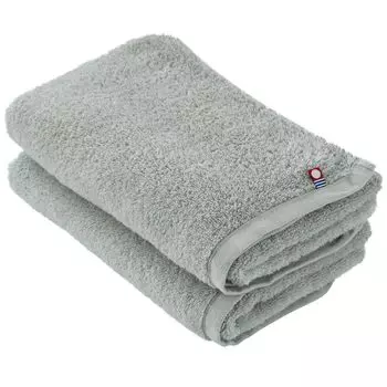 Broccoli House Imabari Slim Bath Set of 34 x Medium Room Quick Water Mini Bath Made in Gray Green Towel, Полотенце, 2, 110 см, Пушистое, Толстое, Детское, Сухое,