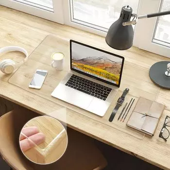 Brodio и прозрачный рабочий стол из ПВХ, совместимый с ковриком для стола, легко поддается царапинам, термостойкий ремень для хранения