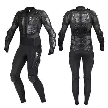 Бронированная куртка для мотокросса, брюки, защитное снаряжение для позвоночника, мотоциклетный квадроцикл, байкер S