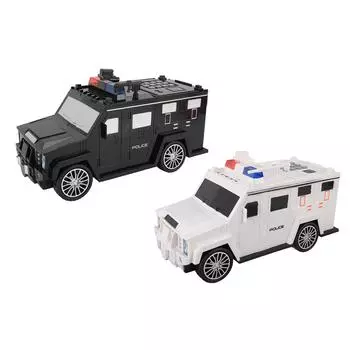 Бронированная машина Копилка отпечатков пальцев Пароль Автоматическая функция рулона Электронная машина Деньги Банк для Bi Black