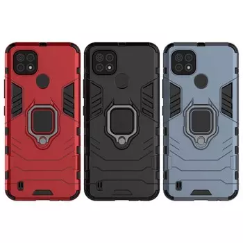 Бронированный чехол для Realme 8 Pro Q3 Q3S C3 C11 2021 C12 C15 C17 C20 C21 C25S C21Y C25Y 8i, чехол для телефона Oppo A54 A74 A94 4G 5G Realme C3 чёрный