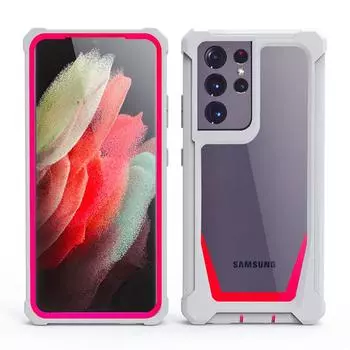 Бронированный чехол для Samsung Galaxy S21 S22 S20 Ultra Note 20 10 Pro Plus, прозрачная матовая кожа, задняя крышка For Samsung S22