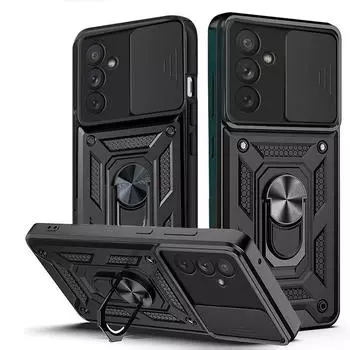 Бронированный чехол для телефона с объективом слайд-камеры для Samsung Galaxy A25 A04S A14 A24 A34 A54 A23 A33 A53 A73 A13 A22 A32 A52 S20 S21 S22 S23 Ultra Plus, твердый чехол For Samsung Galaxy A04 розового золота