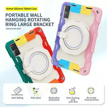 Бронированный чехол для Xiaomi 5/6 Pro Redmi Pad 2022, чехол 10,61 дюйма, детский безопасный ПК, силиконовый противоударный чехол с подставкой для планшета For Redmi Pad 2022