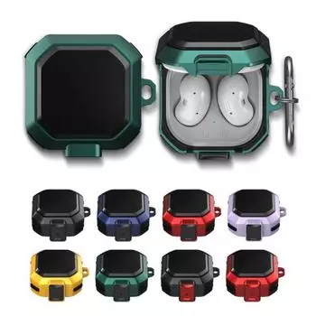 Бронированный силиконовый чехол для Samsung Galaxy Buds Pro 2 Live FE, противоударный чехол для Galaxy Buds2 Pro Fundas, безопасный замок для Galaxy Buds2 с брелком Galaxy Buds Live