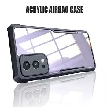 Броня, противоударный акриловый чехол для телефона Oneplus Nord CE2 Lite 2T CE 5G, прозрачный защитный чехол для объектива камеры для One Plus Nord2 CE 2 5G Capa For Nord чёрный