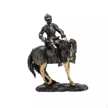 Броня рыцарь статуя смоляная фигурка коллекция художественная скульптура украшение для кабинета стол гостиная 30.5cmx13cmx40.5cm