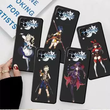 Броня ТПУ силиконовый genshin Impact аниме чехол для Motorola Moto G30 G82 G200 G52 G71 G50 G22 G51 G31 G60S G8 G9Play G8 сумка Moto G30