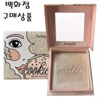 Бронзирующий хайлайтер Benefit BOP - цвет печенья 8 г - сверкающий бежевый хайлайтер, печенье, 1 шт.