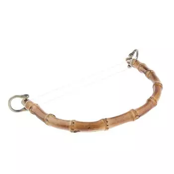 Бронзовая ручка DIY настоящая сумка для замены сумки деревянная бамбуковая пряжка