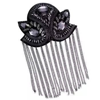 Brooch Shoulder Board Rhinestone Shoulder Flash Jewelry Fringe Shoulder Mark Party