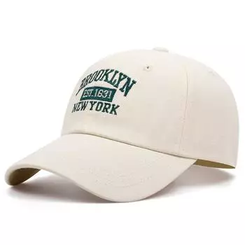 BROOKLYN 1631 бейсболка с вышитыми буквами для взрослых, регулируемая мода, хип-хоп, спортивная кепка для отдыха, кепка для дальнобойщика, солнцезащитный козырек от солнца бежевый