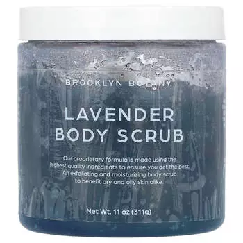 Brooklyn Botany, Скраб для тела, лаванда, 10,5 унций (300 г)