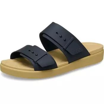 Brooklyn Buckle Low 24cm [Crocs] Black/Tan