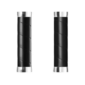 Brooks England BROOKS SLENDER LEATHER GRIPS 100MM Brown A grip that allows you to enjoy the aging of the leather A brand with over 150 years of