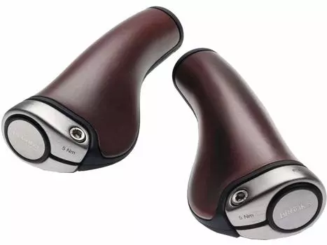 BROOKS ERGON GP1 КОЖАНЫЕ РУЧКИ Ergon Leather Grip (КОРИЧНЕВЫЙ) [Элемент]