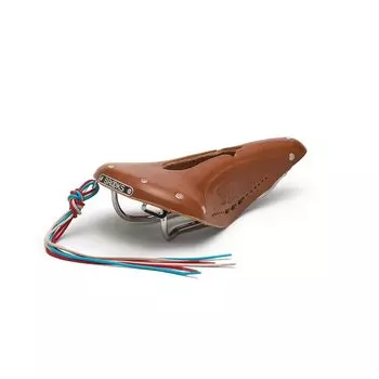 BROOKS Кожаное седло Традиционная классическая модель с перфорированными отверстиями B17 IMPERIAL CHROME HONEY коричневый