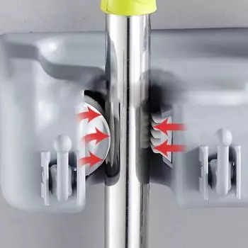 Broom Holder Tool Magic Plastic Mop Holder Multi-Functional Kitchen Storage Wall Mounted Broom Holder 3 Styles