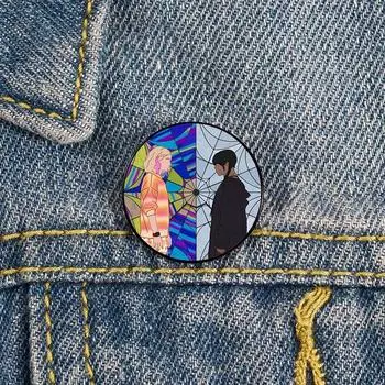 Брошь Аддамс Вещь Энид Украшение на платье Значок Ужас Праздничный подарок Enid