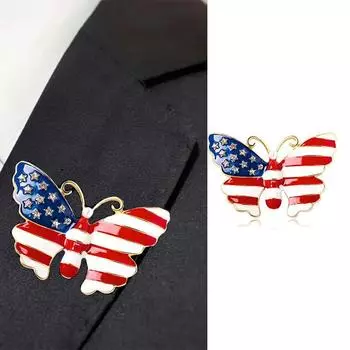 Брошь-бабочка, модные изысканные мужские и женские циркониевые броши, накидка, костюм, платье, аксессуары, ювелирные изделия, подарки на праздник, день рождения золотой