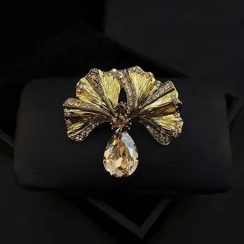 Брошь-бант Анти-световая булавка Элегантная темпераментная брошь Атмосферные аксессуары для выреза