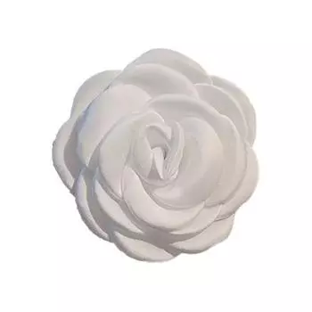 Брошь-булавка с 3D дизайном тканевого цветка, зажим для воротника, цветок камелии, значок на лацкан, универсальный аксессуар