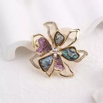 Брошь-булавка с цветочной эмалью в винтажном стиле - Идеально подходит для свитеров, пальто и платьев | Идеальный женский модный аксессуар и подарок