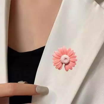 Брошь-булавка Chrysanthemum Gap в японском стиле унисекс мультяшная цветочная парная брошь декор для одежды розы красного