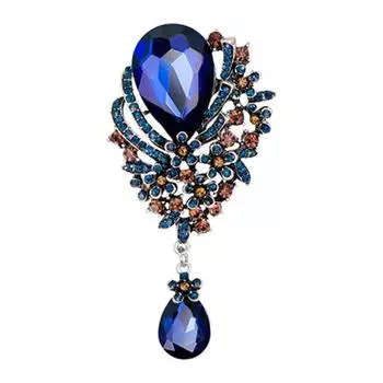 Брошь-булавка с полым дизайном из сплава, ювелирная брошь для помолвки для женщин белый