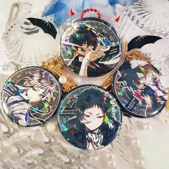 Брошь Bungo Stray Dogs, аниме-брошь, украшение коллекции.