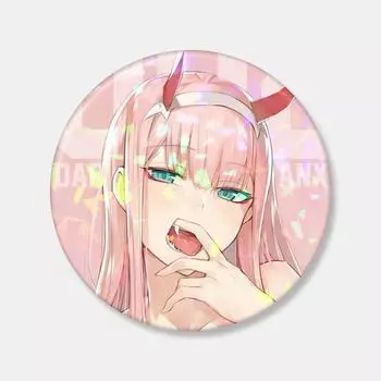 Брошь DARLING in the FRANXX, аниме-брошь, украшение коллекции.