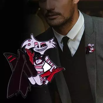 Брошь для значка, металлическая мультяшная аниме-брошь, сувенирная брошь, модный аксессуар для украшения сумки для одежды A