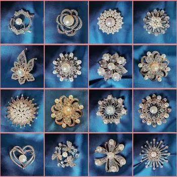 Брошь High-End Sense Niche Fashion Универсальный женский легкий роскошный корсаж Камелия Свадебные аксессуары для вечеринок