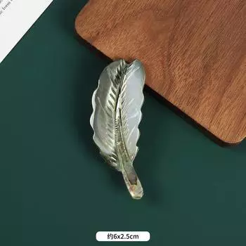 Брошь из натуральной ракушки, высококлассная темпераментная брошь-булавка в виде бабочки, птицы, кленового листа, из черной ракушки абалона, нишевый аксессуар для костюма для женщин