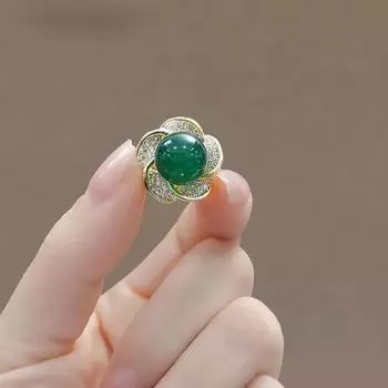 Брошь из сплава для ушей, High-end Sense, High-end Chest Flower, High-end Coat, Suit Brooch One Size