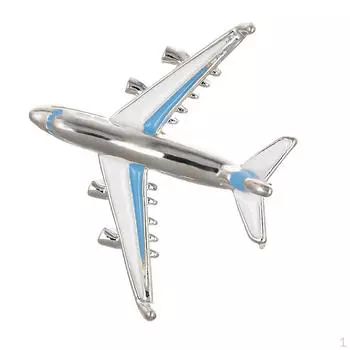 Брошь Jet на булавке-корсаже синий