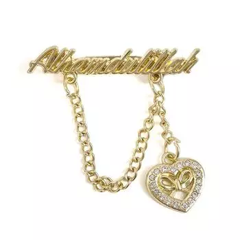 Брошь Ювелирные изделия Аксессуары Хиджаб Кисточка Нагрудный Знак Костюм Рубашка Воротник as the picture