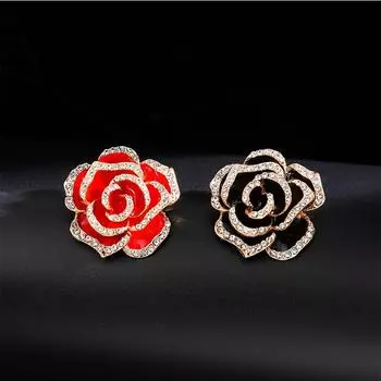 Брошь Камелия для женщин с изысканным нишевым дизайном, модный костюм, булавки своими руками