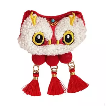 Брошь Китайское Годовое Благословение Подвесное Украшение для Празднования Ingot