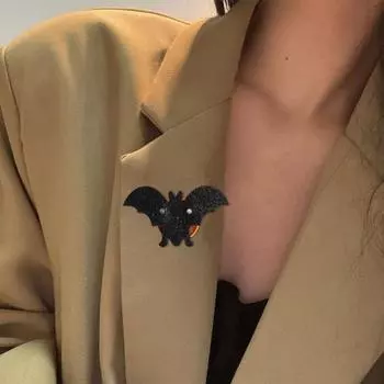 Брошь на Хэллоуин, брошь с подсветкой тыквы и призрака, жуткое мигающее украшение для праздничной атмосферы, реквизит для вечеринки