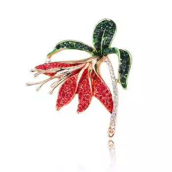 Брошь «Нарцисс», полная брошь со стразами, высококачественная брошь, темперамент, аксессуары для одежды, корсаж, осенняя и зимняя пряжка для одежды